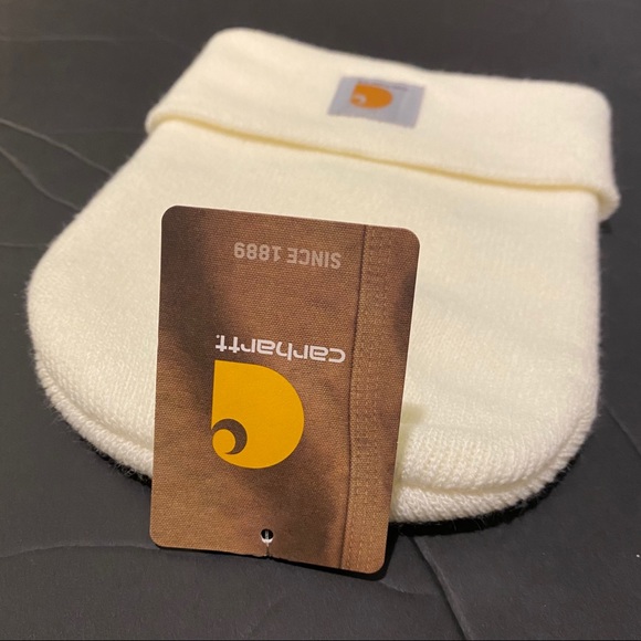 🛑 SOLD Carhartt Men’s WIP white long beanie - Picture 13 of 16